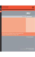 Test Results for Mobile Device Acquisition Tool