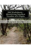 200 Worksheets - Identifying Smallest Number of 6 Digits