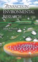 Advances in Environmental Research