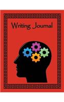 Writing Journal, 160 Lined pages, White paper, Glossy Finish, 8.5''x 11''
