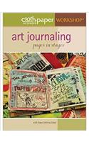 Art Journaling Pages in Stages