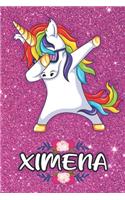 Ximena - Dabbing Unicorn Notebook