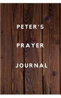 Peter's Prayer Journal