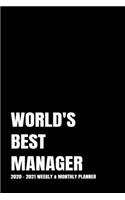 World's Best Manager Planner