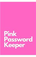 Pink Password Keeper