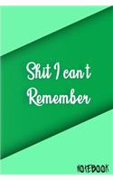 Shit I Can't Remember