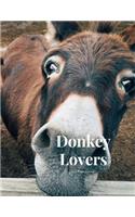 Donkey Lovers 100 page Journal