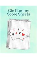 Gin Rummy Score Sheets