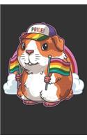 2020 Week To View Dated Planner Diary: 6x9 Inches Paperback LGBT Guinea Pig LGPTQ Pride Flag