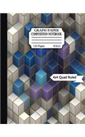 Graph paper composition notebook