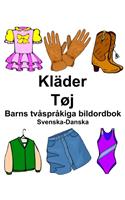 Svenska-Danska Kläder/Tøj Barns tvåspråkiga bildordbok