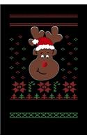 Christmas Reindeer Notebook