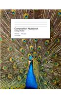 Peacock Composition Notebook