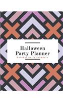 Halloween Party Planner: October Daily Schedule Retro Purple