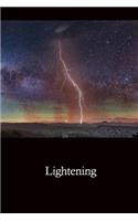 Journal: Lightening: 140 Page 6 X 9 Notebook Journal Diary
