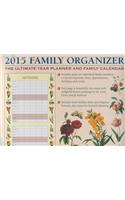 2015 Family Organizer Calendar With Redout Flower Images 12