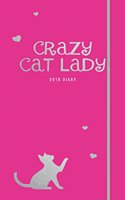 Fashion Diary Crazy Cat Lady 2018 Slim D (Diary Slim)