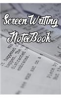 Screen Writing Notebook