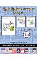 Kindergarten Labyrinthe (Band 2): 25 vollfarbig bedruckbare Labyrinth-Arbeitsblätter für Vorschul-/Kindergartenkinder(23 Kindergarten Labyrinthe)