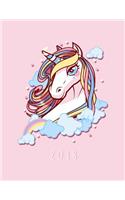 2018: Unicorn Weekly Planner Diary Organizer with Inspirational Quotes & To Do Lists(1 Unicorn Gifts)