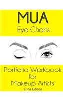 MUA Eye Charts Portfolio Workbook for Makeup Artists Luna Edition