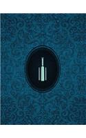 Monogram Cricket Sketchbook: Blank Art Pad Notebook Journal(55 Monogram Cerulean 150 Sketch)