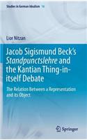 Jacob Sigismund Beck's Standpunctslehre and the Kantian Thing-In-Itself Debate