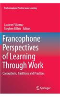 Francophone Perspectives of Learning Through Work