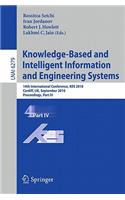 Knowledge-Based and Intelligent Information and Engineering Systems: 14th International Conference, Kes 2010, Cardiff, Uk, September 8-10, 2010, Proceedings, Part IV