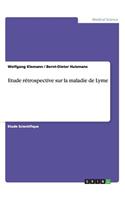 Etude rétrospective sur la maladie de Lyme