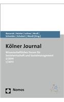 Wissenschaftliches Forum Fur Sozialwirtschaft Und Sozialmanagement 2/2014 1/2015