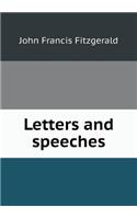 Letters and Speeches