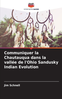 Communiquer la Chautauqua dans la vallée de l'Ohio Sandusky Indian Evolution
