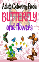 Adult Coloring Book Butterflies and Flowers