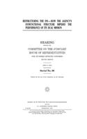 Restructuring the INS--how the agency's dysfunctional structure impedes the performance of its dual mission