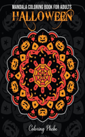 Halloween Mandala Coloring Book for Adults