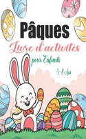 Pâques Livre d'activités pour enfants 4-8 Ans