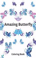 Amazing Butterfly Coloring Book