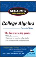 Schaum's Easy Outline of College Algebra, Second Edition