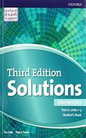 Solutions: Elementary: Student's Book A Units 1-3