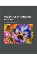 The Battle of Langside MDLXVIII