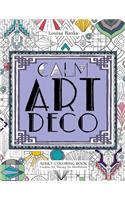 Calm Art Deco Adult Coloring Book