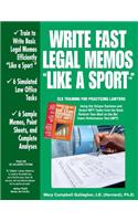 Write Fast Legal Memos Like a Sport(tm)