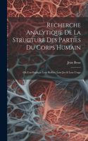 Recherche Analytique De La Structure Des Parties Du Corps Humain: Où L'on Explique Leur Reffort, Leur Jeu & Leur Usage