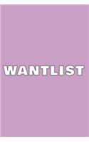 Wantlist
