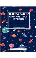 Primary Composition Notebook Story Paper Journal 110 White Pages 8x10 inches