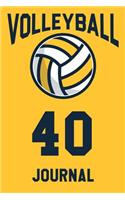 Volleyball Journal 40