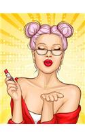 Pop Art Journal - Blowing Kisses