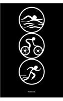 Notebook: Gift For Triathlete( 120 Pages Blank 6x9)