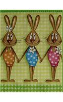 Easter Bunnies Notebook